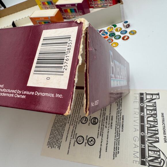 Vintage Entertainment Tonight The Trivia Game 1984 Complete - Picture 5 of 6